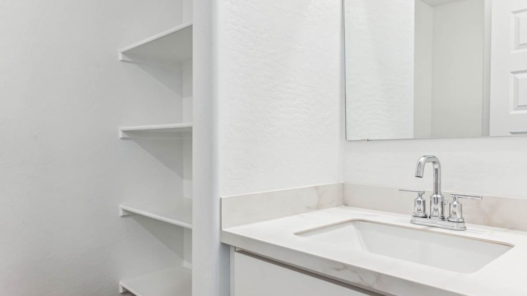 Representative unfurnished interior of a home built from the Eureka by D.R. Horton in Magma Ranch Vistas, Florence (Image 24). Representative unfurnished interior of a home built from the Eureka by D.R. Horton in Magma Ranch Vistas, Florence (Image 24).