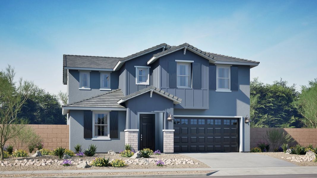 Home exterior render streetview Home exterior render streetview
