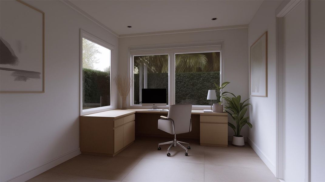 Furnished interior view inside a new home in , Houston (Image 6).