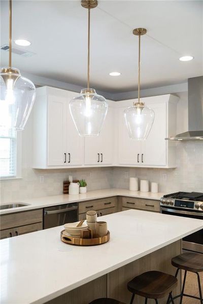 Furnished interior view inside a new home in , Atlanta (Image 6).