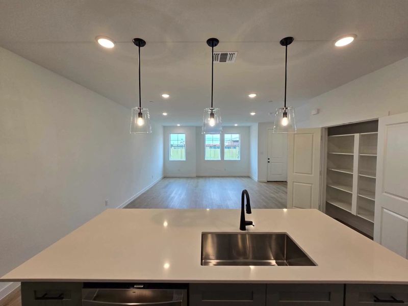 Open Kitchen-Living-Dining Room Construction Progress