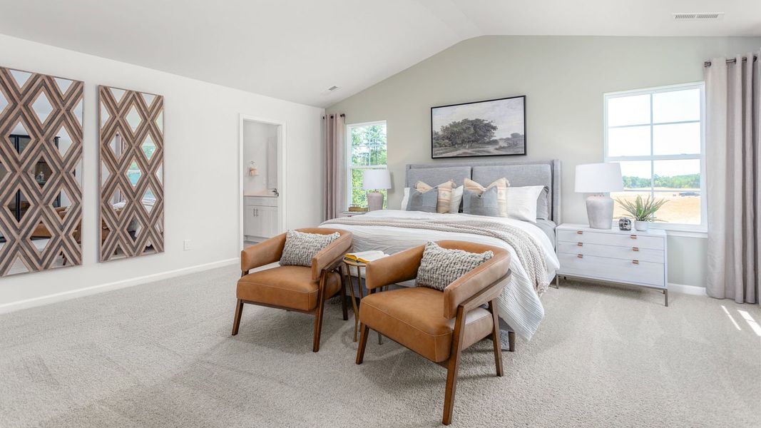 Furnished interior view inside a new home in Cambridge Park, Mebane (Image 21).