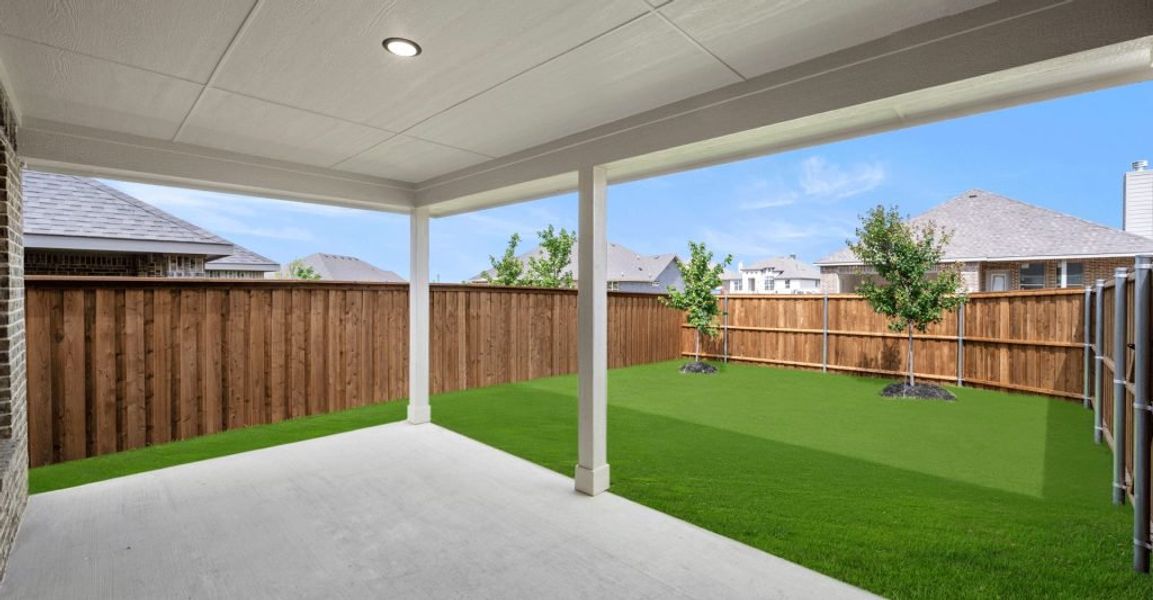 Representative exterior photo of a completed home built from the Oliver by Impression Homes in Redden Farms, Midlothian, TX (Image 29). Representative exterior photo of a completed home built from the Oliver by Impression Homes in Redden Farms, Midlothian, TX (Image 29).