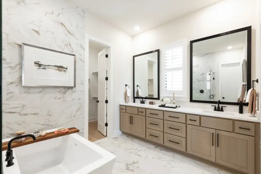 Representative Primary Bathroom - some options shown