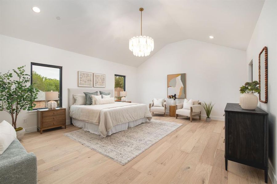 Furnished interior view inside a new home in Dove Station, Grapevine (Image 19).