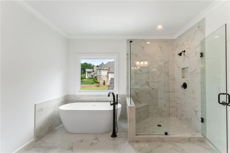 Furnished interior view inside a new home in Lanesborough, Marietta (Image 10).