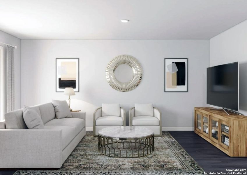 Furnished interior view inside a new home in Las Colinas, Kenedy (Image 3).