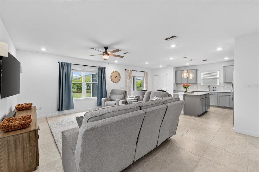 Furnished interior view inside a new home in Waterset, Apollo Beach (Image 5).