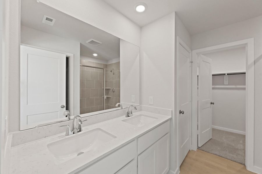 Furnished interior view inside a new home in Northpark South, Porter (Image 4). Furnished interior view inside a new home in Northpark South, Porter (Image 4).