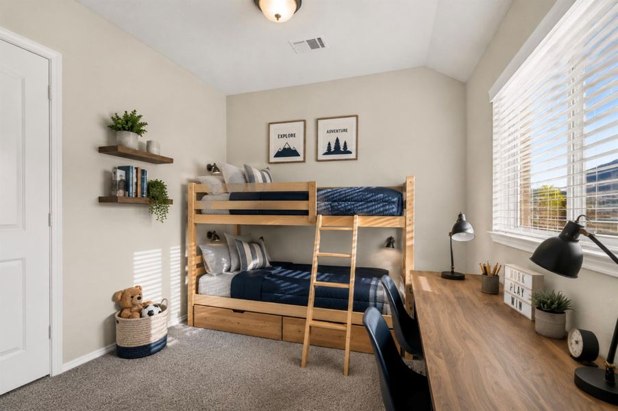 Furnished interior view inside a new home in Pomona, Manvel (Image 24).