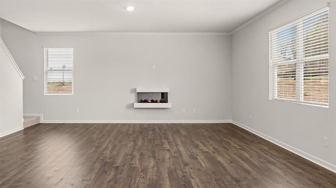 Spacious, unfurnished interior of a new home in Braselton Village, Braselton (Image 31). Spacious, unfurnished interior of a new home in Braselton Village, Braselton (Image 31).