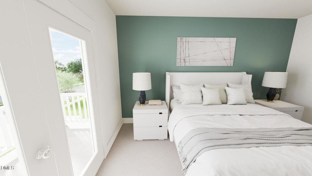 Private Balcony Off the Main Bedroom