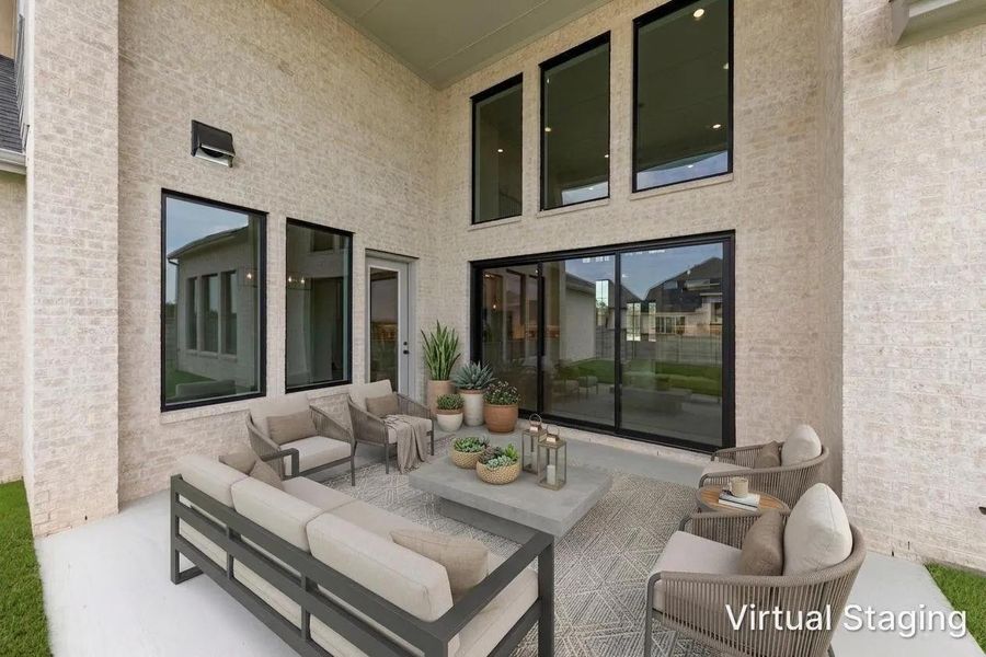 The Remington Outdoor Living Area