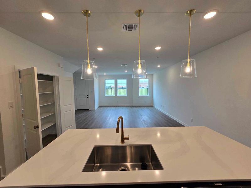 Open Kitchen-Living-Dining Room Construction Progress