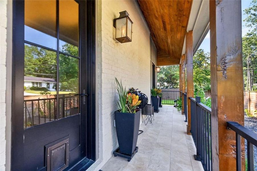 Exterior details and patio area of a home in , Alpharetta (Image 29).