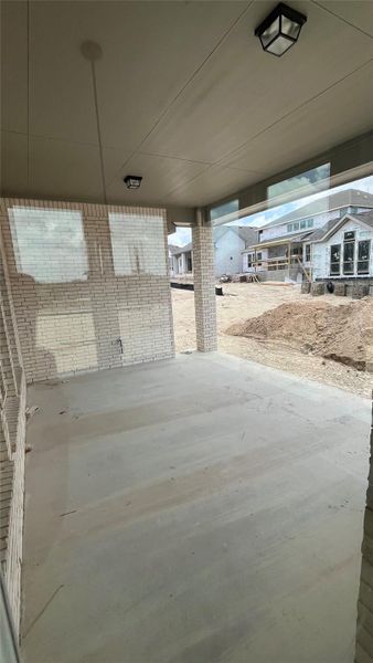 Rear Covered Patio