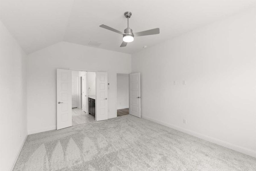 Representative unfurnished interior of a home built from the Frisco by Pacesetter Homes in Keeneland, Aubrey (Image 34).