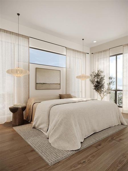 Furnished interior view inside a new home in , St. Petersburg (Image 13).