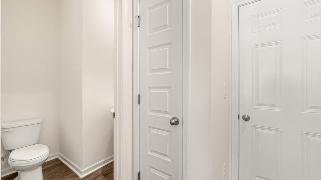 Spacious, unfurnished interior of a new home in Echo Glen, Stockbridge (Image 16). Spacious, unfurnished interior of a new home in Echo Glen, Stockbridge (Image 16).