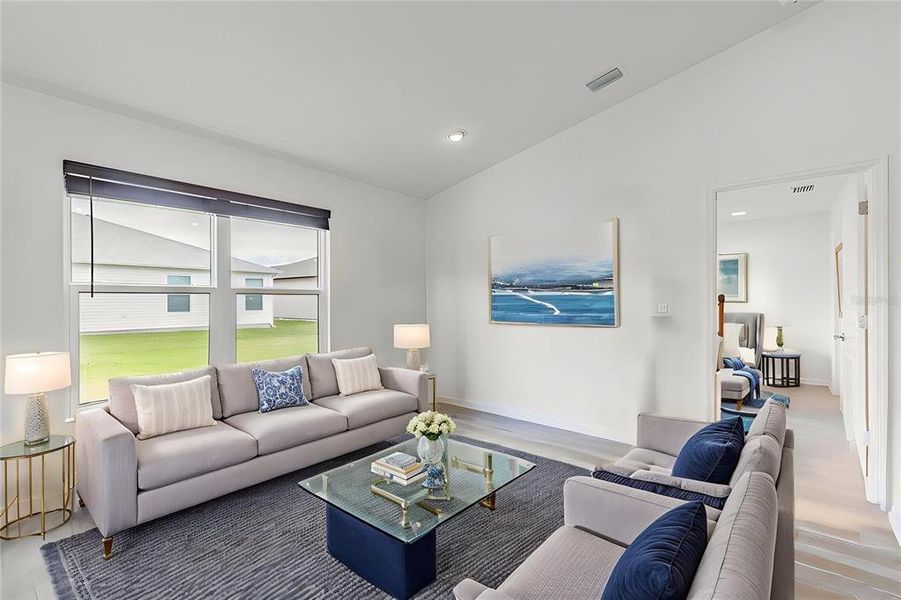 Furnished interior view inside a new home in , The Villages (Image 11).