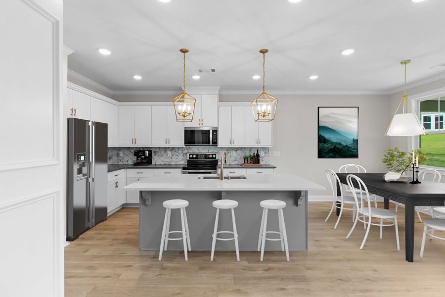 Furnished interior view inside a new home in Tillery Park, Grovetown (Image 9). Furnished interior view inside a new home in Tillery Park, Grovetown (Image 9).