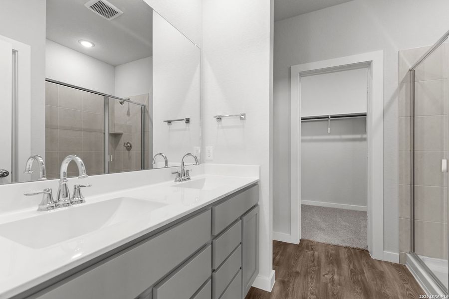 Furnished interior view inside a new home in Hacienda, San Antonio (Image 5).