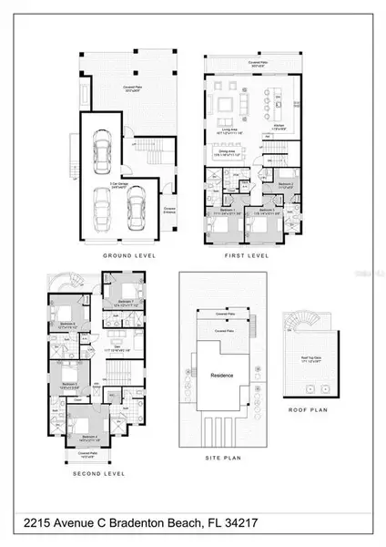 2D floor plan layout of this home in , Bradenton Beach, FL (Image 4).