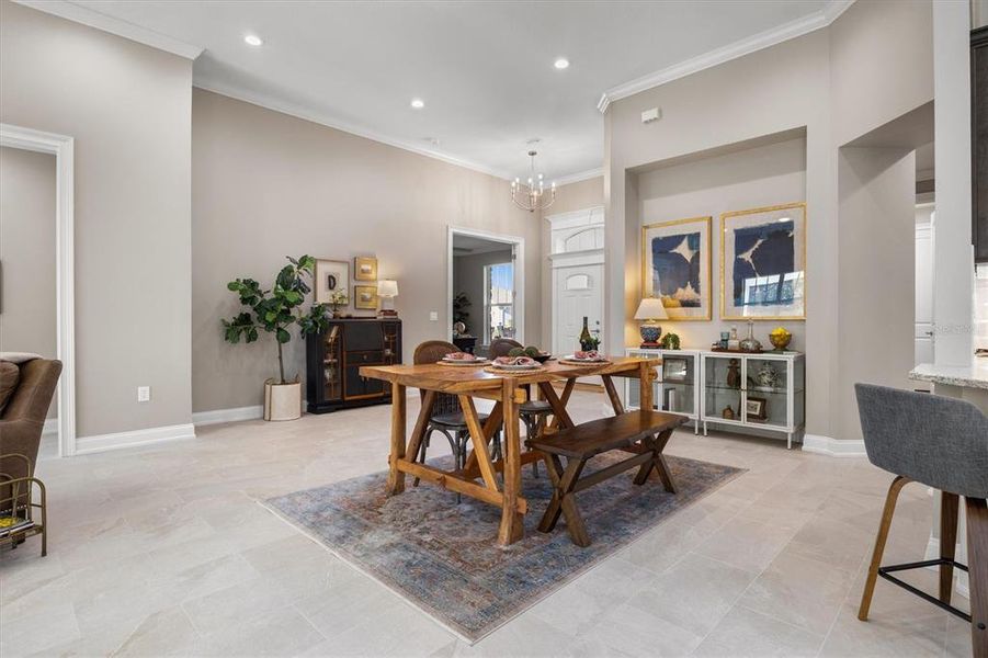 Furnished interior view inside a new home in Lake James, Lakeland (Image 13).