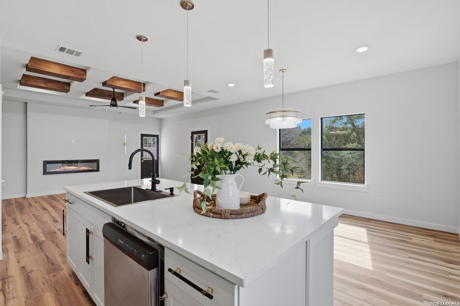 Furnished interior view inside a new home in , Spring Branch (Image 6).
