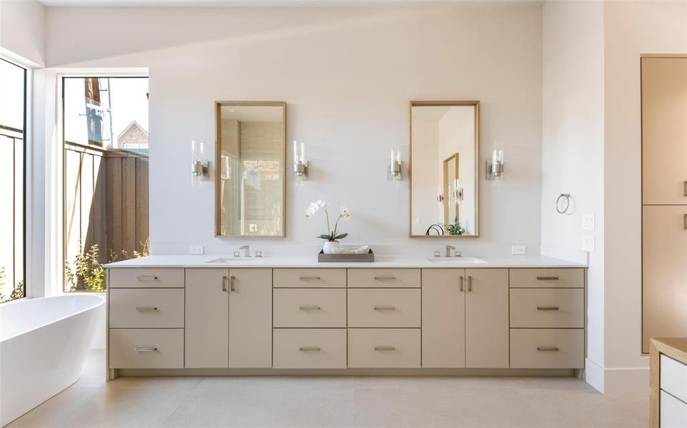 Furnished interior view inside a new home in , Dallas (Image 30). Furnished interior view inside a new home in , Dallas (Image 30).