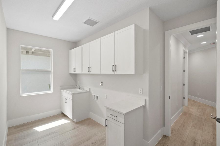 Furnished interior view inside a new home in Lucaya Pointe, Vero Beach (Image 6). Furnished interior view inside a new home in Lucaya Pointe, Vero Beach (Image 6).