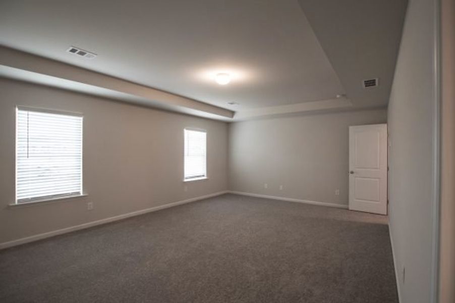 Representative unfurnished interior of a home built from the Rutherford by Piedmont Residential in Owen Preserve, Canton (Image 11).