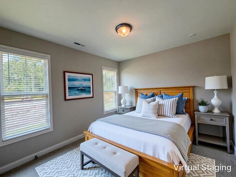 Furnished interior view inside a new home in Parkwood Estates, Leland (Image 11).