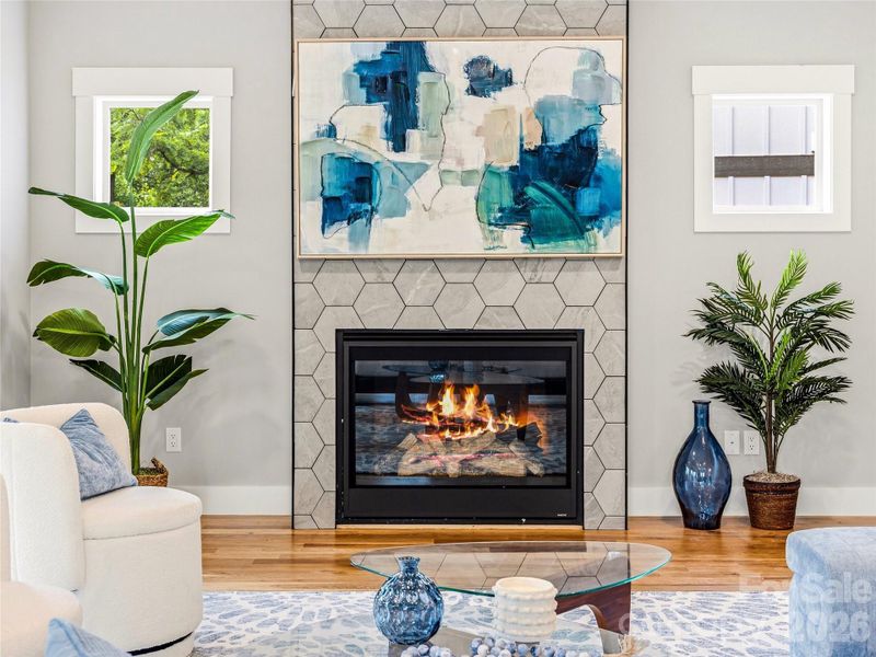 Furnished interior view inside a new home in , Asheville (Image 37).