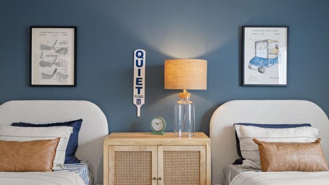 Furnished interior view inside a new home in Fairway 17 at Mirror Lake, Villa Rica (Image 30).