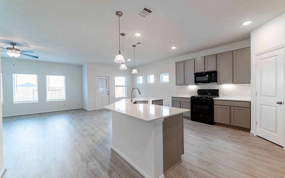 Furnished interior view inside a new home in Paramount, Kyle (Image 3).