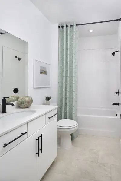 Furnished interior view inside a new home in RiverTown - WaterSong, St. Johns (Image 7).