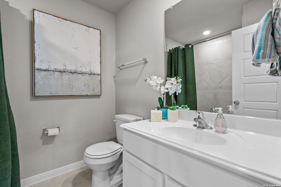 Furnished interior view inside a new home in Hunters Ranch, San Antonio (Image 32).