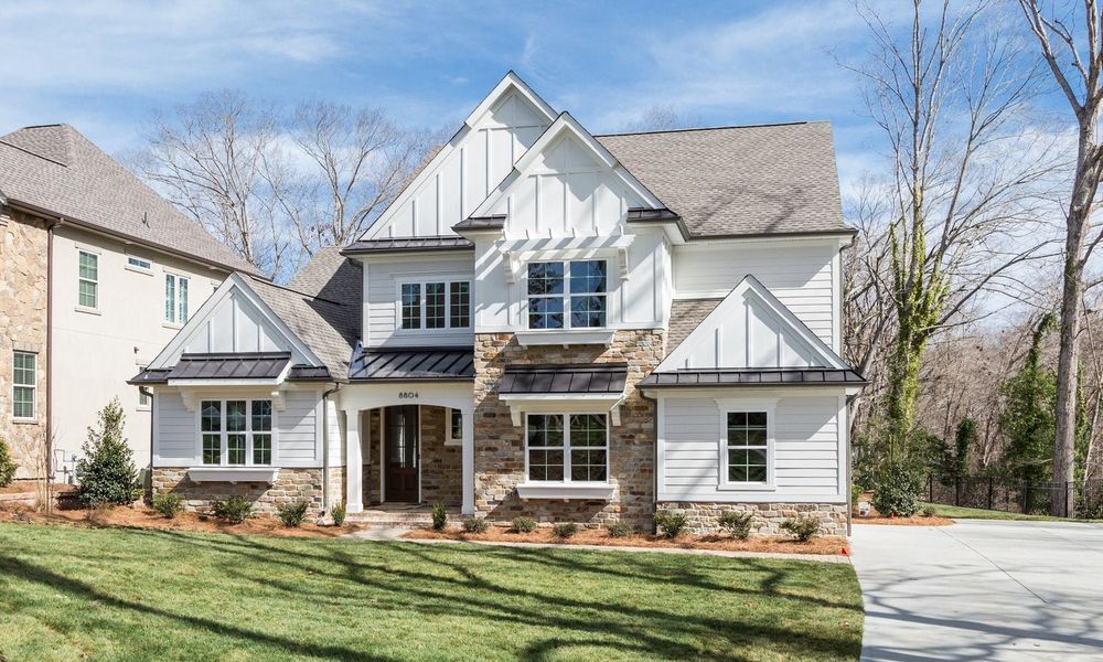 Representative exterior photo of a completed home built from the Monterey by Classica Homes in Riverchase Estates, Lancaster, SC (Image 36).
