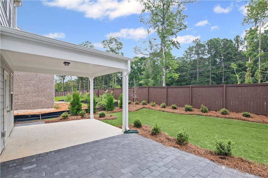 Front exterior of a new home in Briar Creek, Atlanta, GA, highlighting curb appeal (Image 6). Front exterior of a new home in Briar Creek, Atlanta, GA, highlighting curb appeal (Image 6).