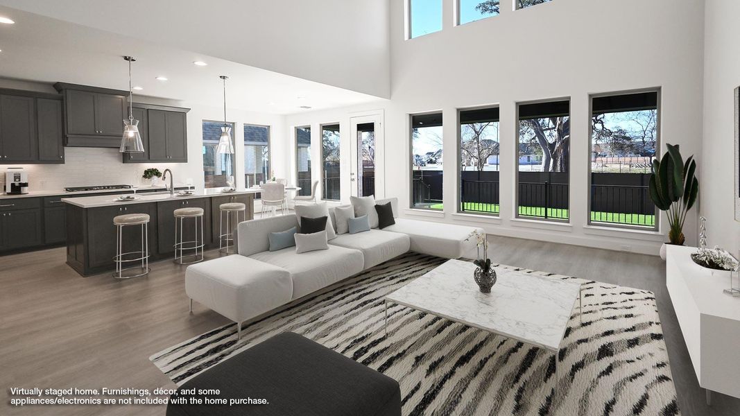 Furnished interior view inside a new home in Juniper Springs, Lockhart (Image 5).