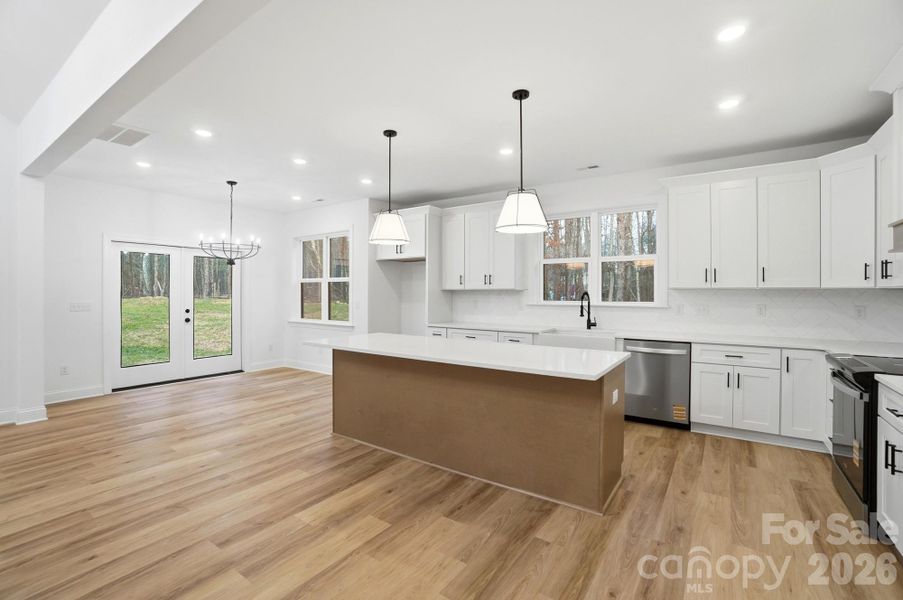 Furnished interior view inside a new home in , Crouse (Image 12).