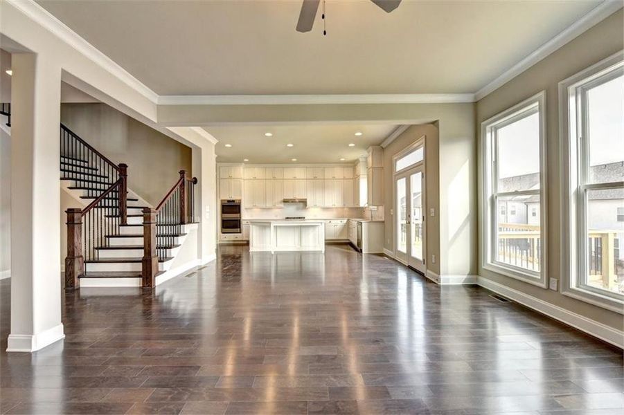 Spacious, unfurnished interior of a new home in Bellwyn, Johns Creek (Image 17).