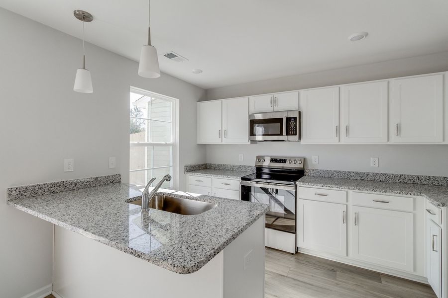Furnished interior view inside a new home in Astoria, Columbia (Image 7).