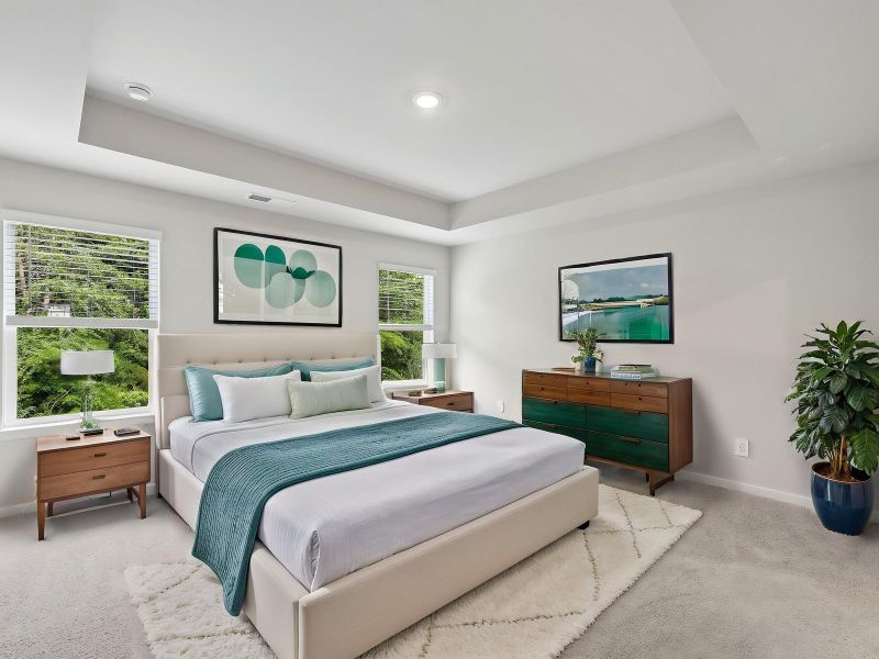 Furnished interior view inside a new home in Artisan Walk, Fairburn (Image 10).