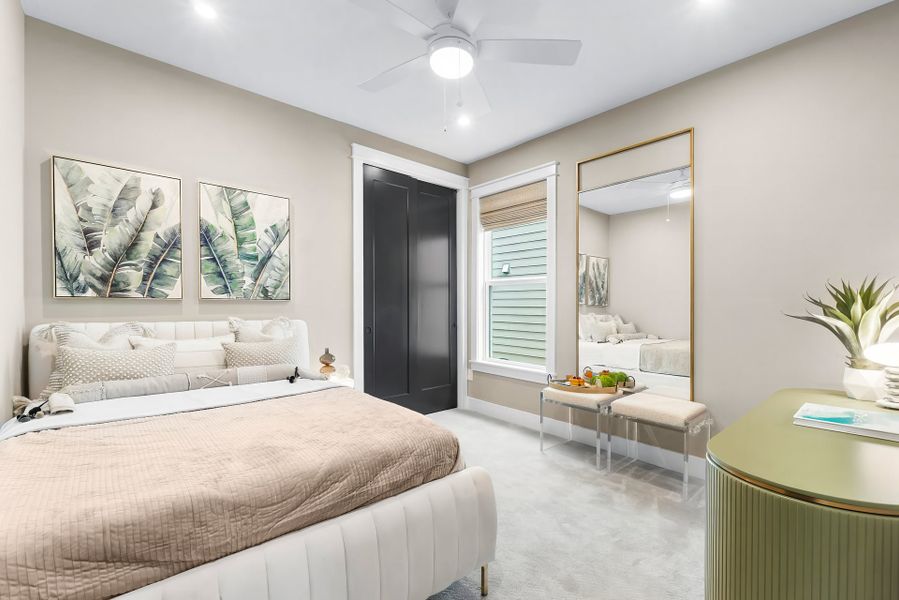 Representative furnished interior of a home built from the Wilmington by Fischer Homes in Easton Park, Dallas (Image 22).