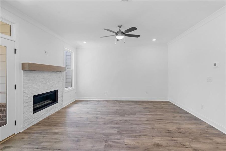Spacious, unfurnished interior of a new home in , Buford (Image 19). Spacious, unfurnished interior of a new home in , Buford (Image 19).