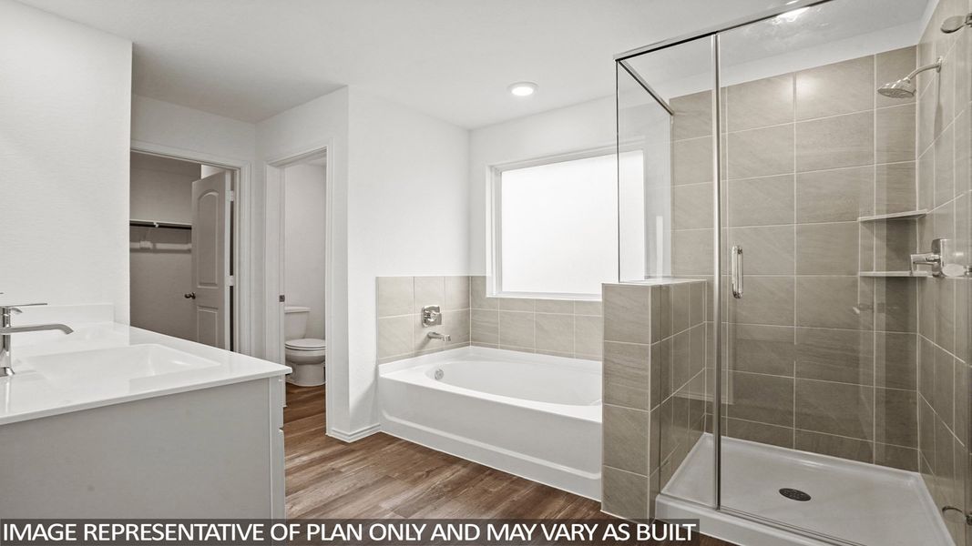 Furnished interior view inside a new home in Cypress Green, Tomball (Image 7).