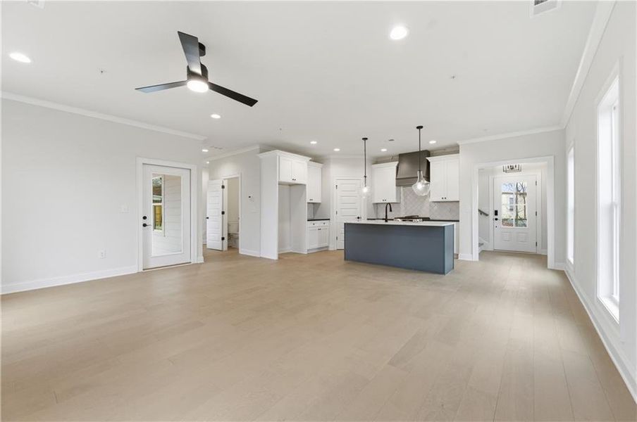 Spacious, unfurnished interior of a new home in , Marietta (Image 14).