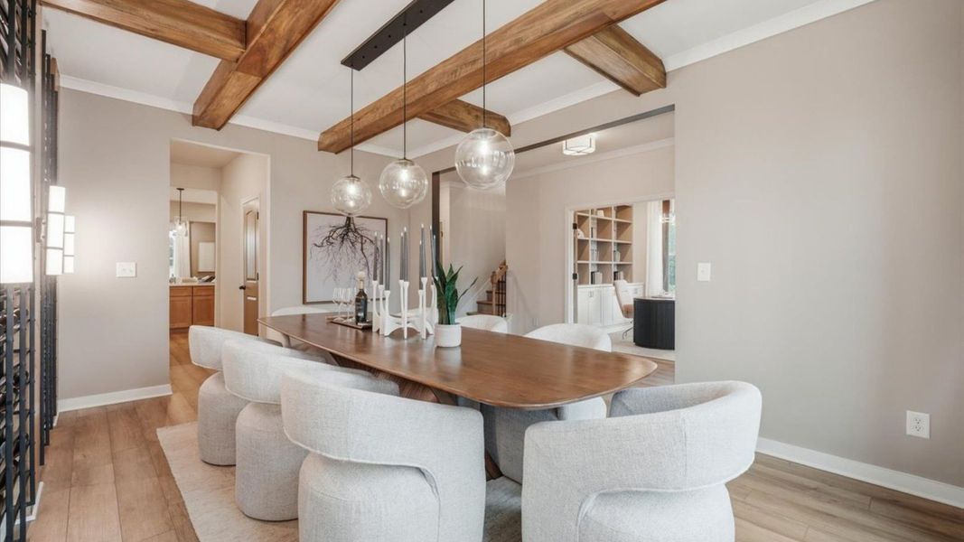 Representative furnished interior of a home built from the Stonefield - Side Entry by DRB Homes in Brighton, Locust Grove (Image 13).